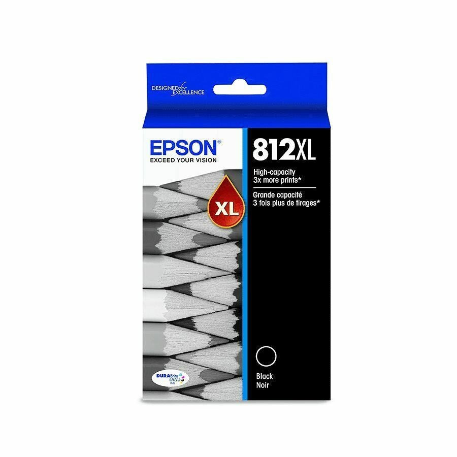 Epson T812XL120-S T812 Original High Yield Capacity Inkjet Cartridge Black