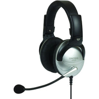 KOSS 195679 SB45 8Ft Gaming Stereo Over Head Headset Noise Can Mic 3.5mm Black