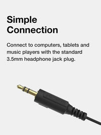 KOSS 196784 UR10 4Ft Over the Head Stereo Headphones 3.5mm Wired Silver Black