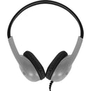 KOSS 196990 UR10 4Ft Over the Head Stereo Headphones 3.5mm Wired Silver Black