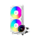 PCCOOLER DA240 ARGB WH CPS CPU Liquid Cooler with 120mm PWM ARGB FAN For Intel
