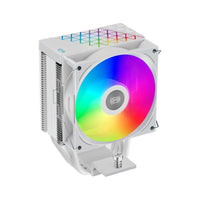 PCCOOLER R400 ARGB WH CPS CPU Air Cooler, 4 Heat pipes, vivified minimal fashion