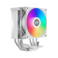 PCCOOLER R400 ARGB WH CPS CPU Air Cooler, 4 Heat pipes, vivified minimal fashion