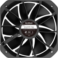 PCCOOLER K6 BK K6BK High Performance CPU Cooler Aluminum 130 mm Luxury Black