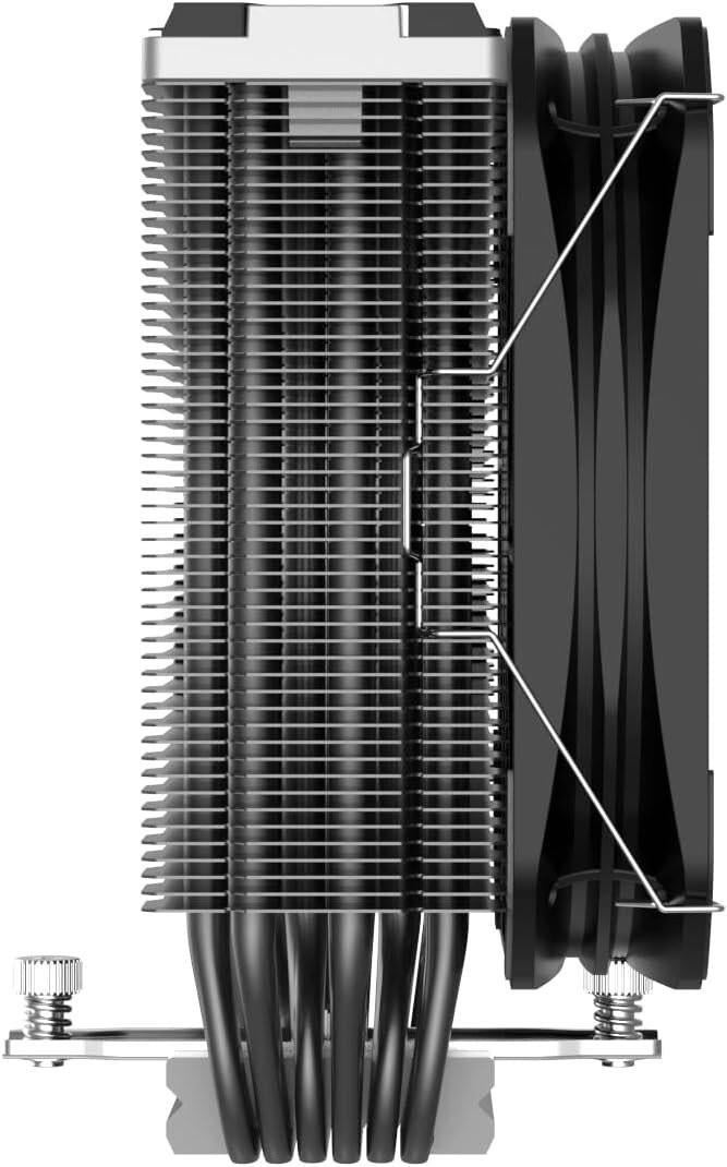 PCCOOLER K6 BK K6BK High Performance CPU Cooler Aluminum 130 mm Luxury Black
