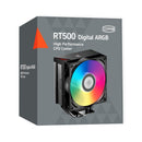 PCCOOLER RT500 DIGITAL ARGB BK RT500 Digital ARGB 5-Heatpipe Tower Air Cooler