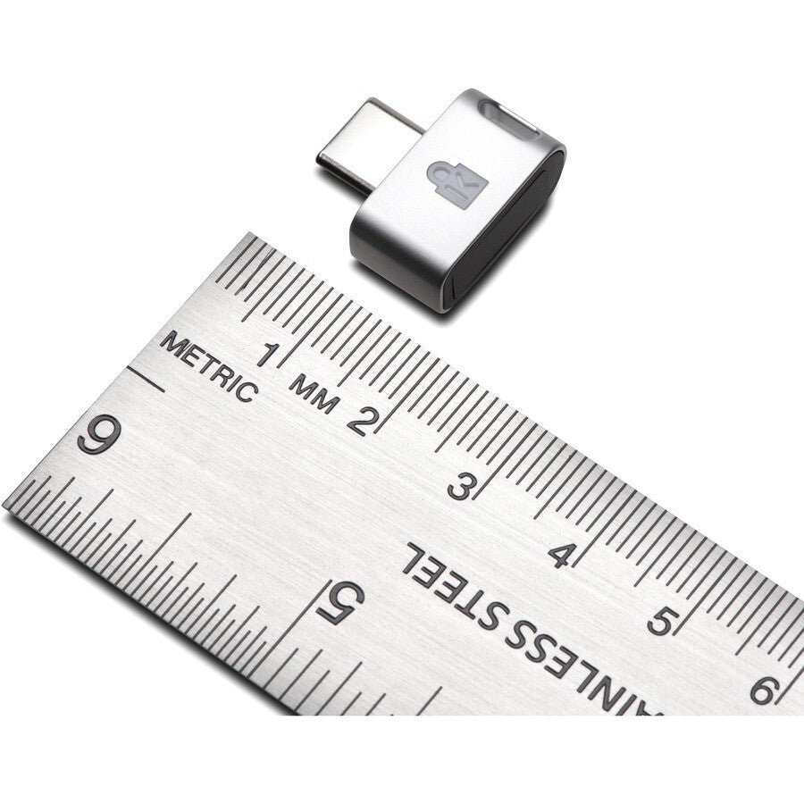 Kensington K64709WW VeriMark Guard Fingerprint Key USB-C TAA FIDO2 U2F WebAuthn