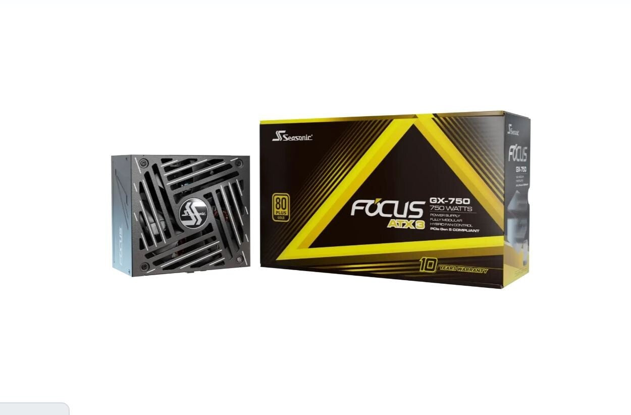 Seasonic FOCUS GX-750 (ATX3) - 750W - 80+ Gold - Full-Modular - ATX Form Factor