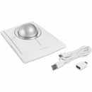 Kensington K72084NA SlimBlade Pro EQ Wireless RD BT USB-C 8 BTNS Trackball White