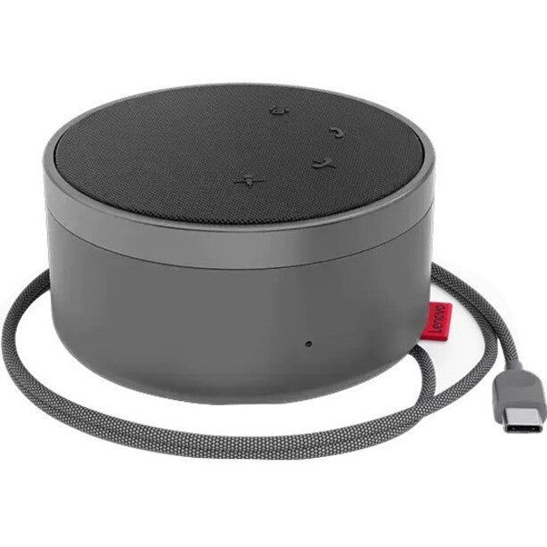 Lenovo GXD1C82051 Go Wired Speakerphone USB-C USB-A Storm Grey w Travel Pouch