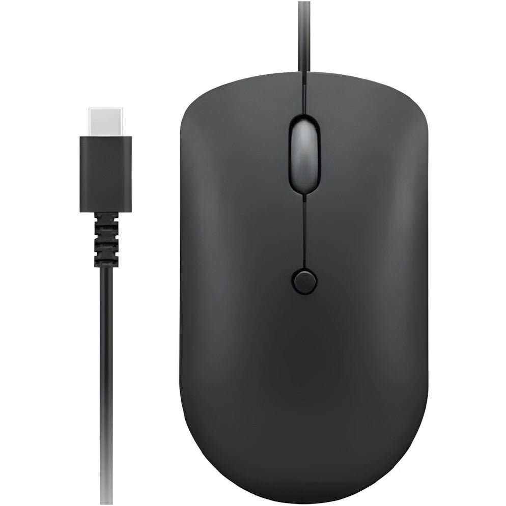 Lenovo GY51D20875 400 USB-C Wired Compact USB-C Mouse 2400 DPI 4 Buttons Black