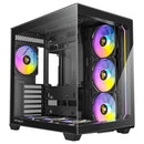 Antec C5 ARGB, 7 x 120mm ARGB PWM Fans Included, Up to 10 Fans Simultaneously