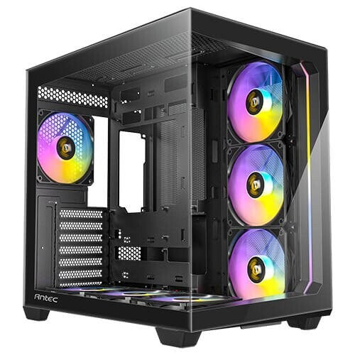 Antec C5 ARGB, 7 x 120mm ARGB PWM Fans Included, Up to 10 Fans Simultaneously
