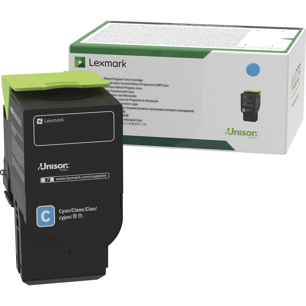 Lexmark C2310C0 Unison Orig Laser Toner Cyan 1000 Pgs C MC 2325 2425 2535 2640