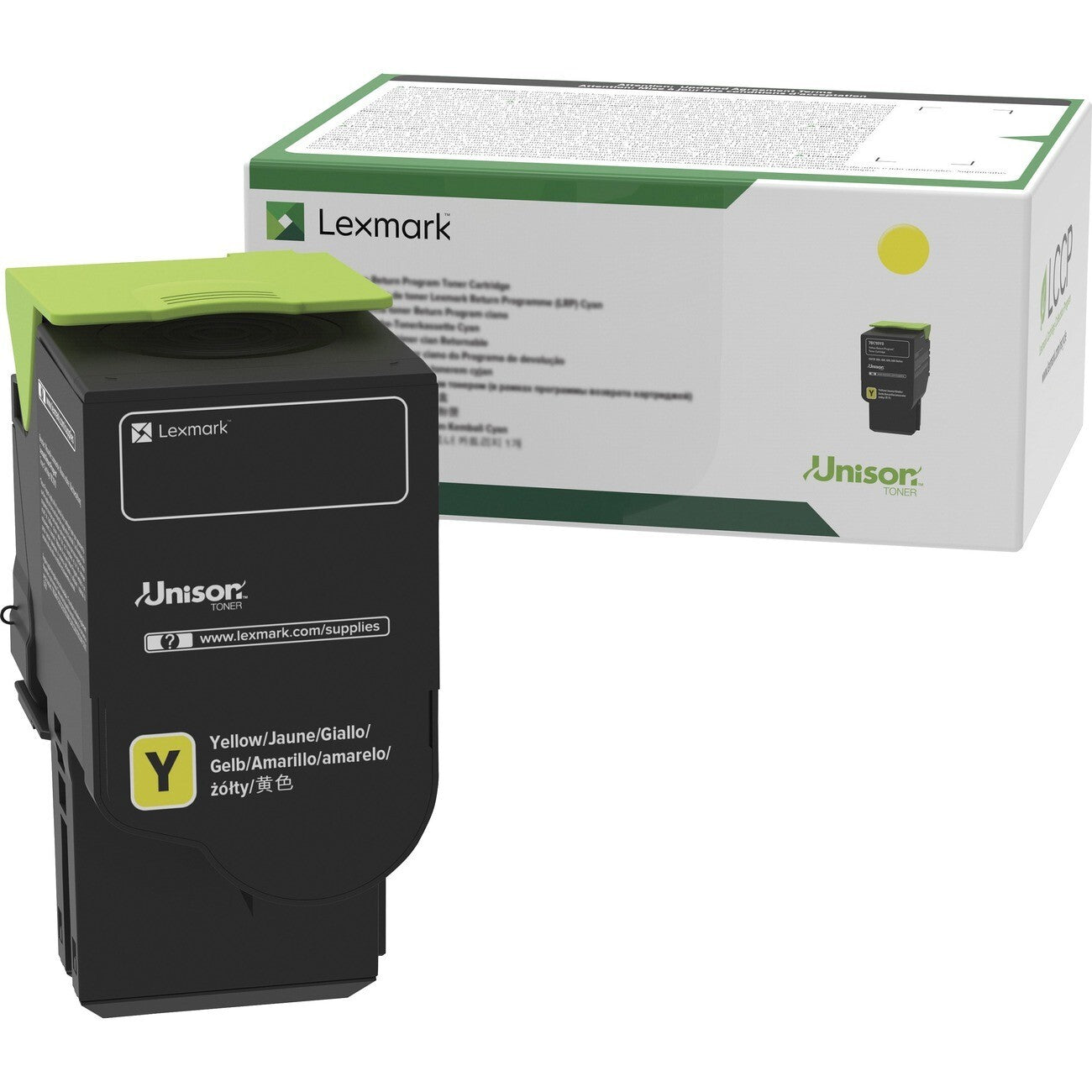 Lexmark C231HY0 Unison Orig Hi Yield Laser Toner Yellow C MC 2325 2425 2535 2640
