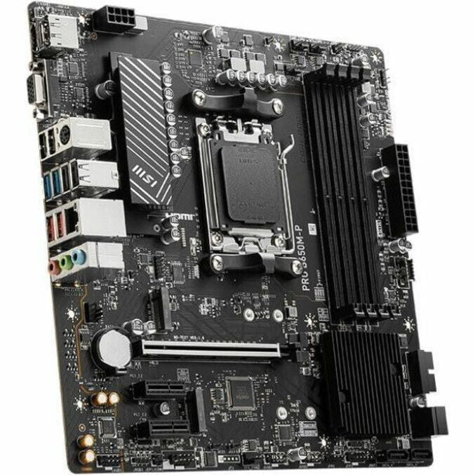 MSI B650MP AMD B650 AM5 4xDDR5 2.5-ETH HDI- DP SATA RAID Gaming mATX Motherboard