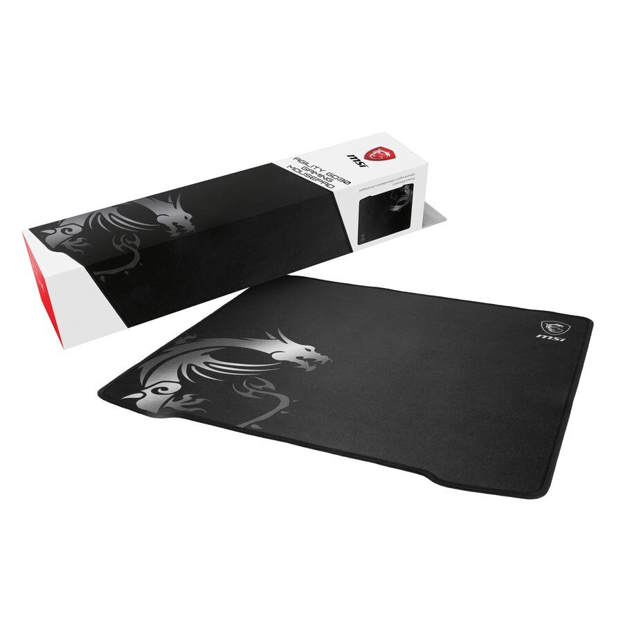 MSI AGILITYGD30 Gaming Mousepad Textured 0.12"x15.75"x17.72" Black Anti-Slip