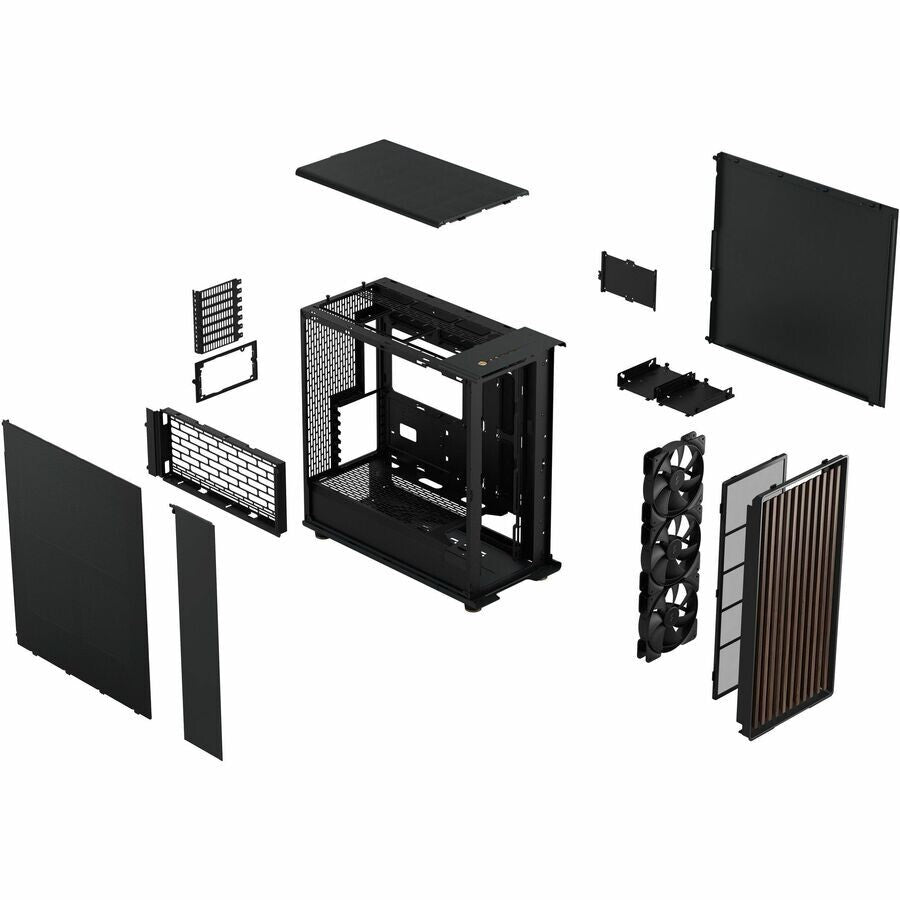 Fractal Design FD-C-NOR1X-02 North XL - Charcoal Black - Steel, Tempered Glass
