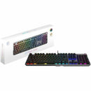 MSI STRIKE600 STRIKE 600 SILENT Gaming 104-Key Keyboard USB RGB LED Mech Black