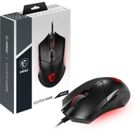 MSI ClutchGM08 Clutch GM08 Gaming Mouse Optical 4200dpi USB 6 Buttons Black