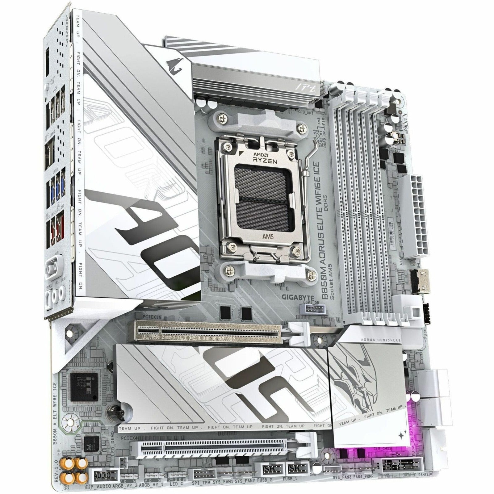 Gigabyte B850M AORUS ELITE WIFI6E ICE Gaming Desktop Motherboard AMD B850 - AM5