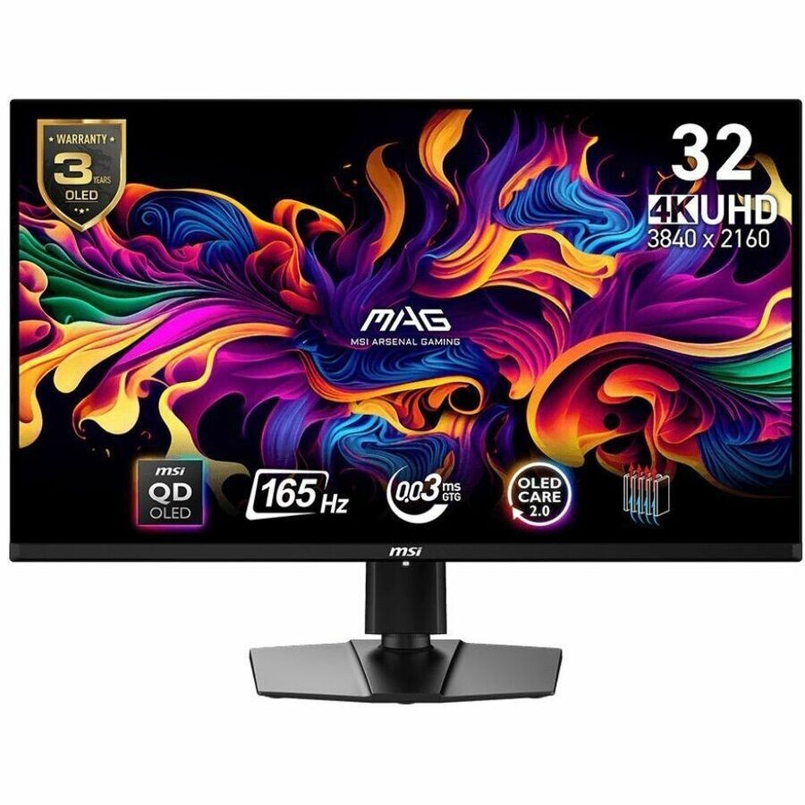 MSI MAG321UPQDOLED MAG 321UP QD 32" UW-QHD Gaming Monitor 16:9 3440x1440 HDI- DP