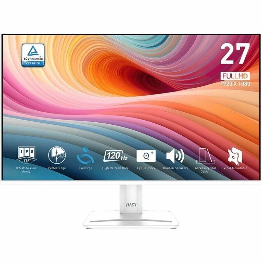 MSI ProMP275WE2 PRO MP275W E2 27" FHD Monitor 16:9 1920x1080 300N 1m HDI- VGA DP