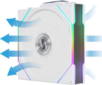 Lian Li 12RTL1W3W UNI Fan TL 120 Wireless - Triple Pack (Reverse Blade) - 2.4GHz