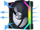 Lian Li 12RSL1W1B UNI Fan SL-Wireless 120 -Single Pack (Reverse Blade) Low-Noise