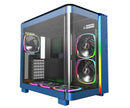 MONTECH KING 95 PRO (BU).US KING 95 PRO PRUSSIAN BLUE Dual-Chamber ATX Mid-Tower