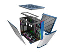 MONTECH KING 95 PRO (BU).US KING 95 PRO PRUSSIAN BLUE Dual-Chamber ATX Mid-Tower