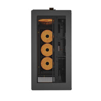MONTECH HS02PB HS02 PRO, ATX Mid-Tower PC Case, Gaming PC, High-Airflow, 5x ARGB