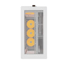 MONTECH HS01PW HS01 PRO, ATX Mid-Tower PC Case, Gaming PC, High-Airflow - White