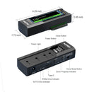 MAIWO K10635N type C 10Gbps to Dual Bay HDD/NVMe M2 SSD Clone Converter for 2.5