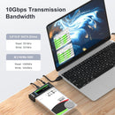 MAIWO K10635N type C 10Gbps to Dual Bay HDD/NVMe M2 SSD Clone Converter for 2.5