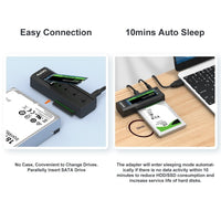 MAIWO K10635N type C 10Gbps to Dual Bay HDD/NVMe M2 SSD Clone Converter for 2.5