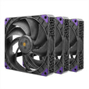 Super Flower SF-PF141-BK_3P MEGACOOL 140mm fan, Triple-Pack, 12-pole motor, PWM,