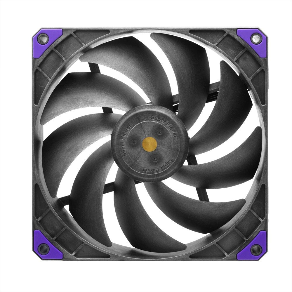 Super Flower SF-PF141-BK_3P MEGACOOL 140mm fan, Triple-Pack, 12-pole motor, PWM,