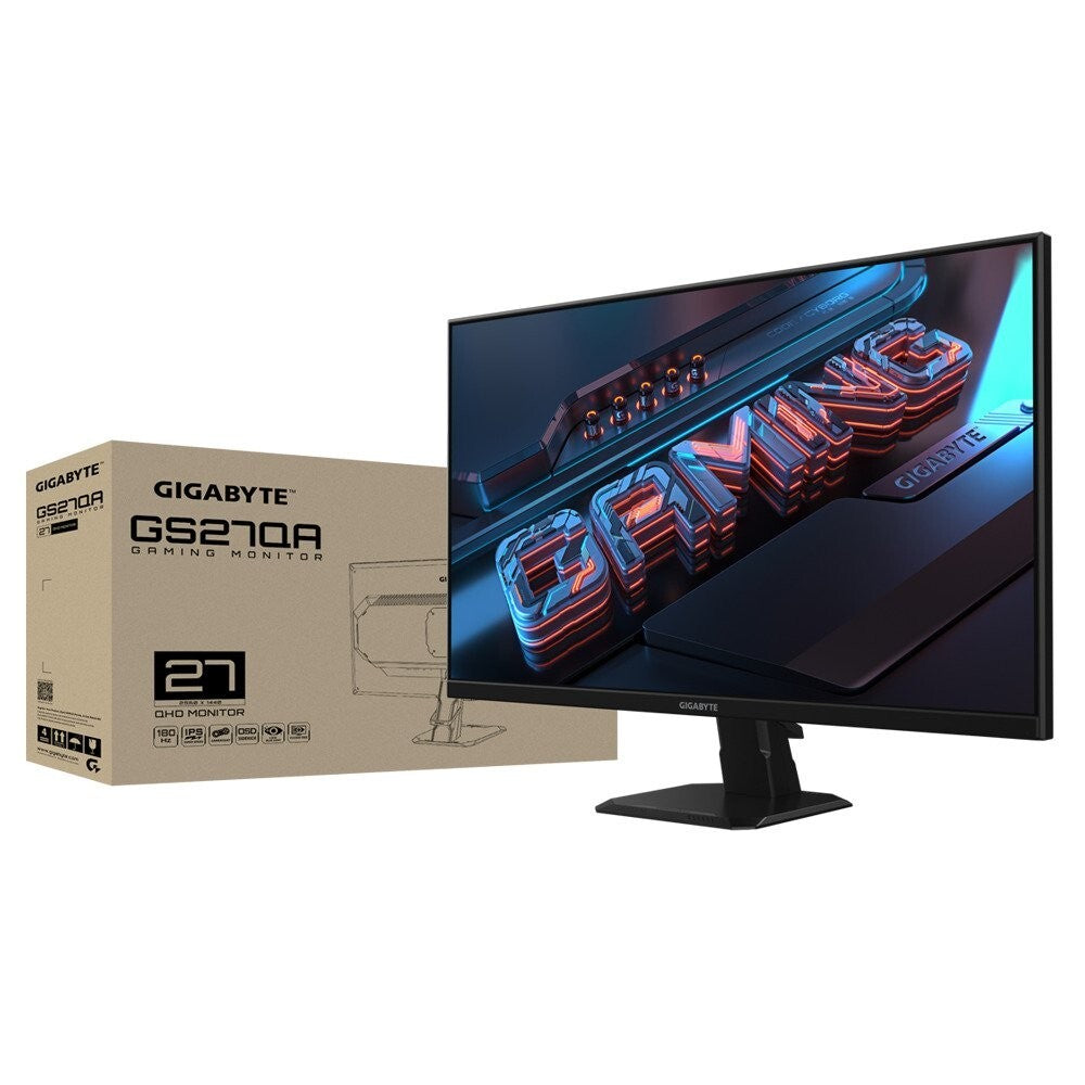 Gigabyte GS27QA US1 GS27Q Advanced 27" IPS Gaming Monitor - QHD 2560x1440-180Hz