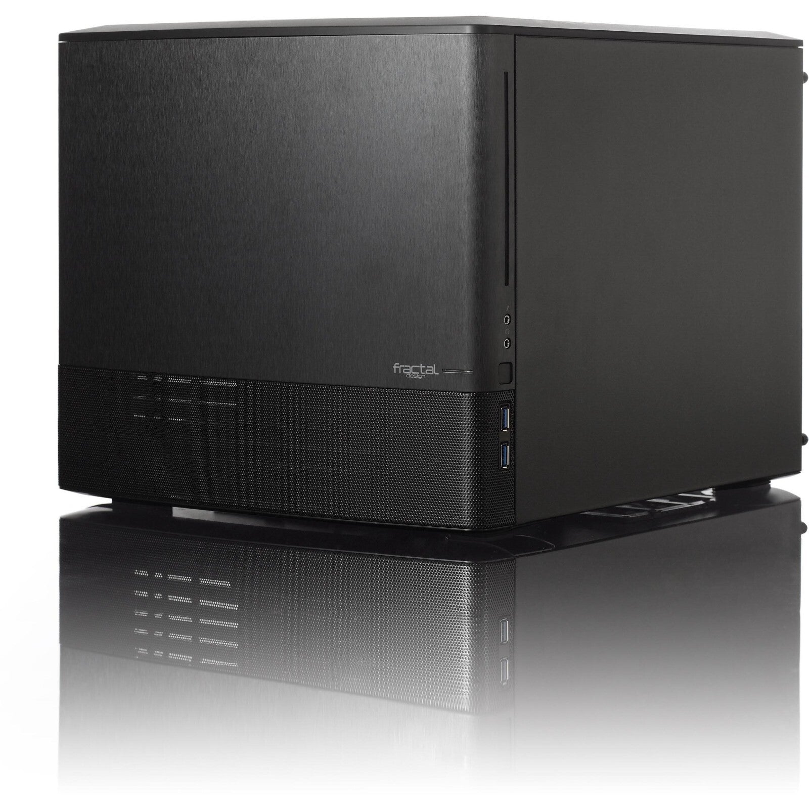 Fractal Design FD-CA-NODE-804-BL-W Node 804 Computer Case - Cube - Aluminum