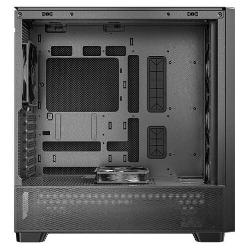 Antec FLUX SE, Sound-Dampening Side Panels, 5 x PWM Fans Included, Front Panel