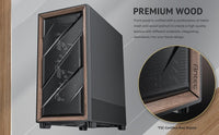 Antec FLUX SE, Sound-Dampening Side Panels, 5 x PWM Fans Included, Front Panel