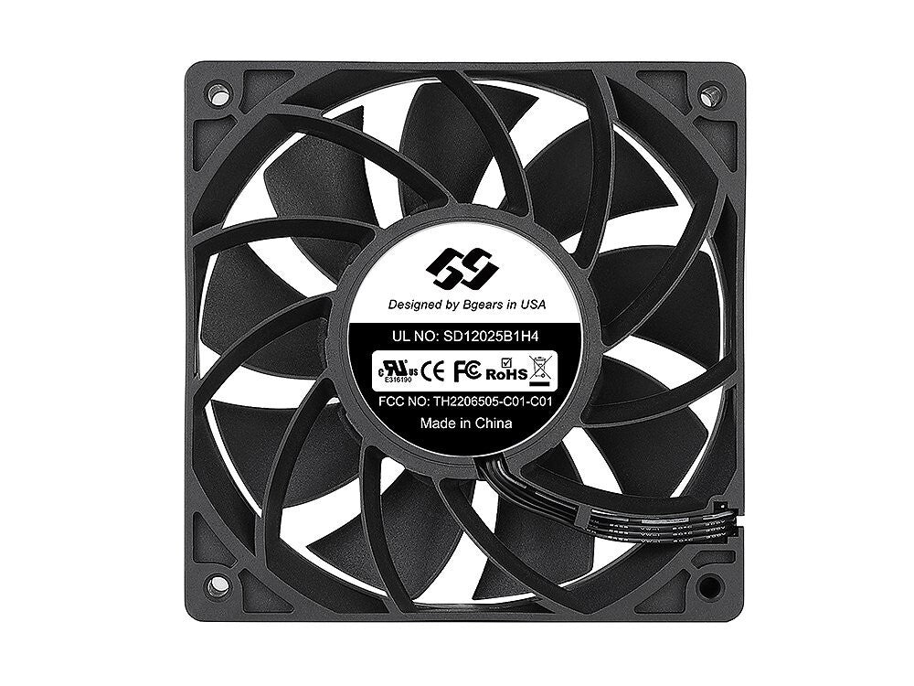 Bgears B-BLASTERPWM 120 120mm 2 ball bearing PWM fan with speed range from 1000