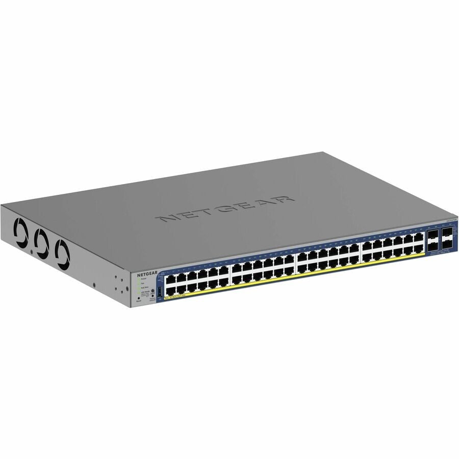 Netgear GS752TXP-300NAS 48 Port 4 Dedicated 10G SFP+ Gigabit PoE+ Smart Switches