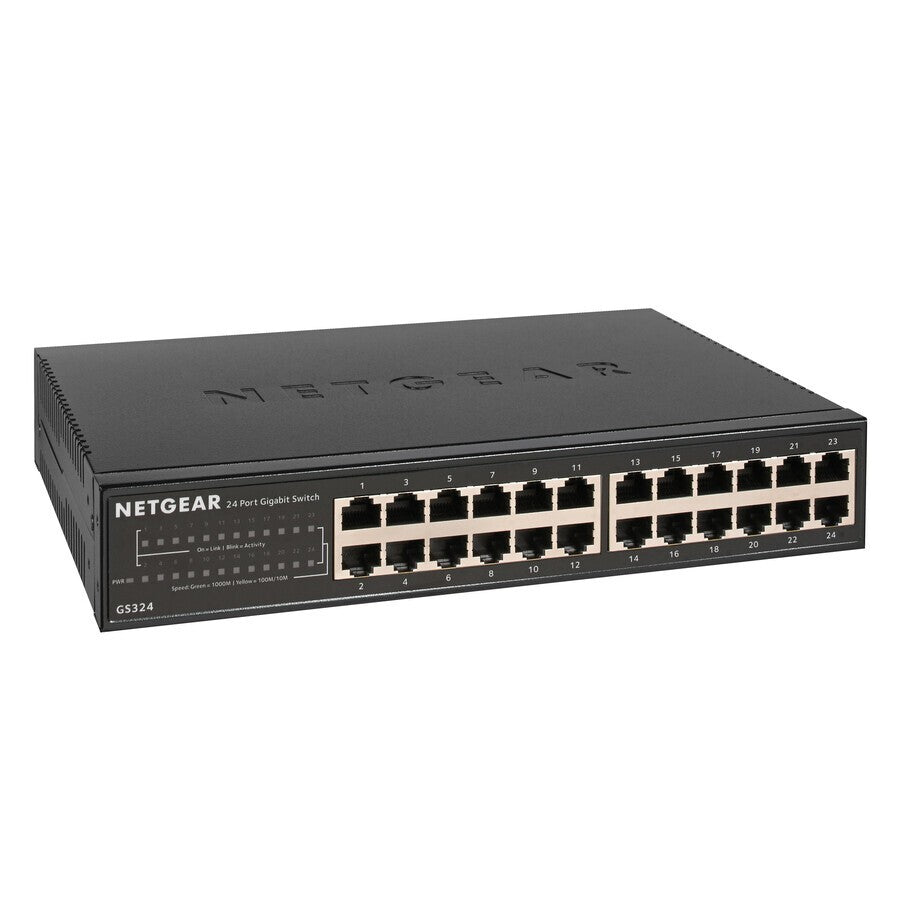 Netgear GS324-200NAS 24 Port 300 Series Gigabit Network Ethernet Switch