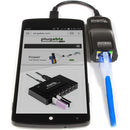 Plugable USB2-OTGE100 USB 2.0 OTG Micro-B to Ethernet Adapter 100Mbps Black