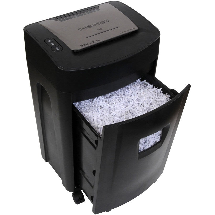 Royal 95000B 260MX Noncontinuous Shredder Cross Cut 20 Per Pass Paper/CC/CD
