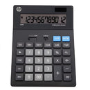 Royal 91075R 12-Digit Desktop Calculator Plastic Plastic Battery/Solar Power LCD