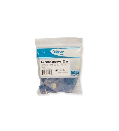 ICC ICC-IC107E5CBL MODULE- CAT 5e- EZ- 25 PK- BLUE