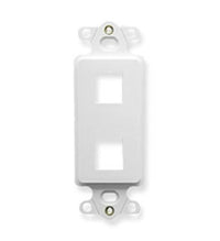 ICC ICC-IC107DI2WH INSERT- DECOREX- 2-PORT- WHITE